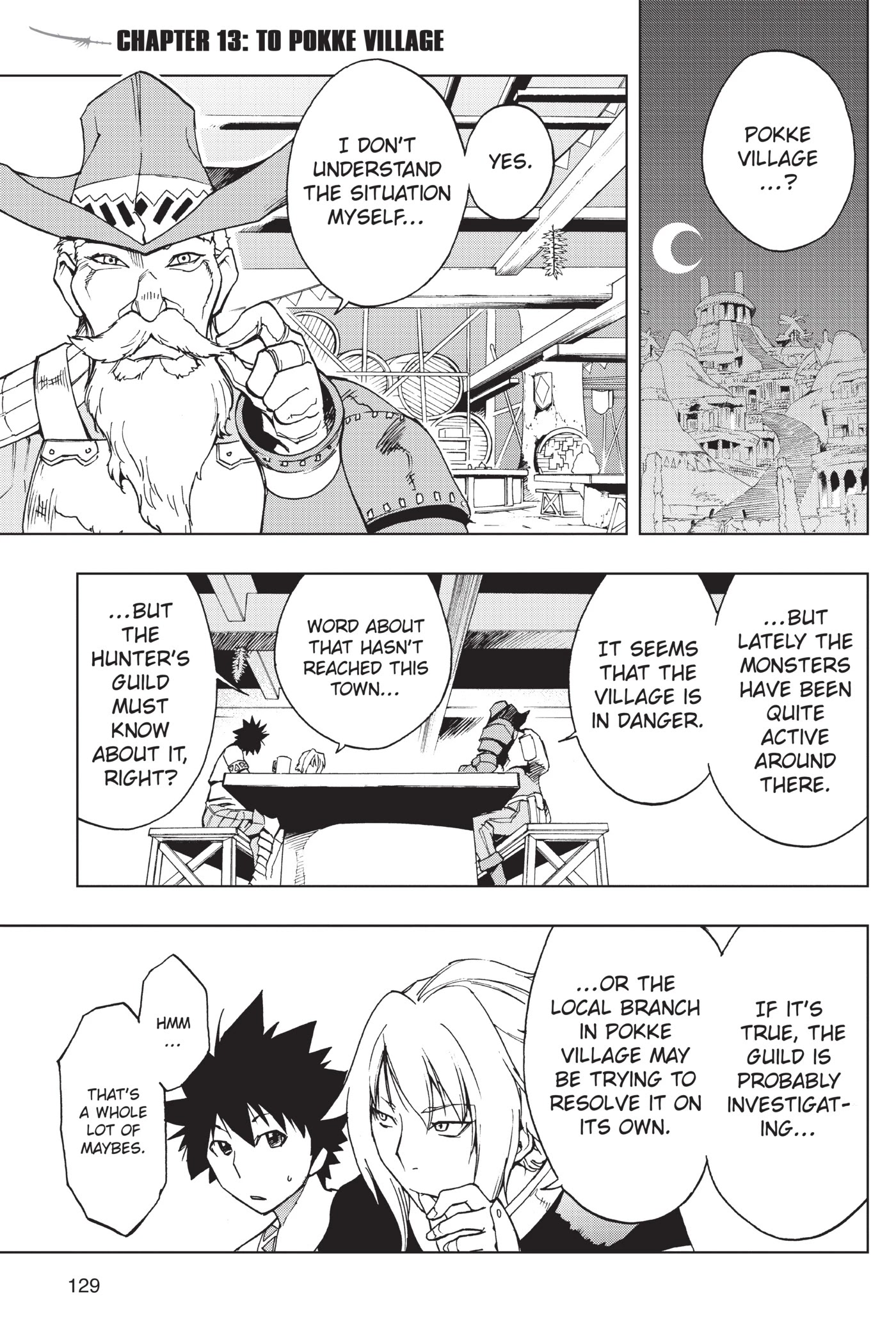Monster Hunter - Senkou no Kariudo Chapter 13 page 1 - Chapter 13: To Pokke Village
