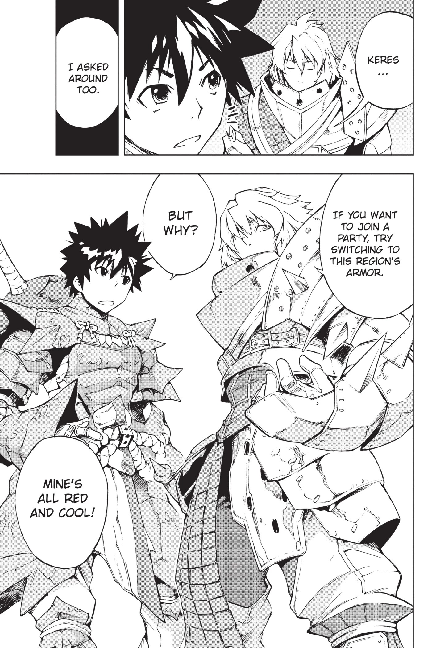 Monster Hunter - Senkou no Kariudo Chapter 2 page 12 - Chapter 2: Under a foreign sky
