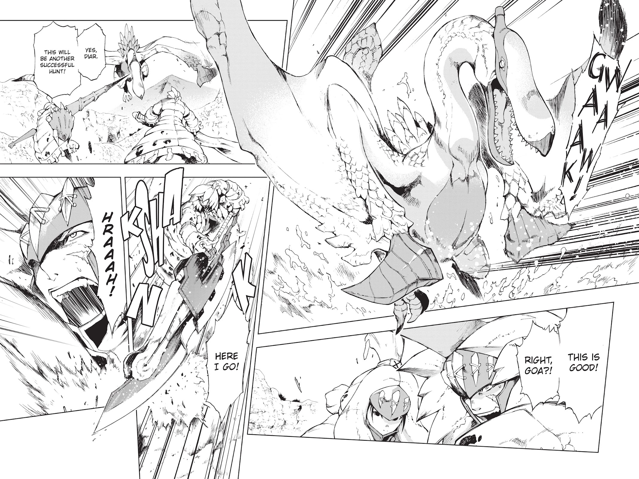 Monster Hunter - Senkou no Kariudo Chapter 2 page 16 - Chapter 2: Under a foreign sky