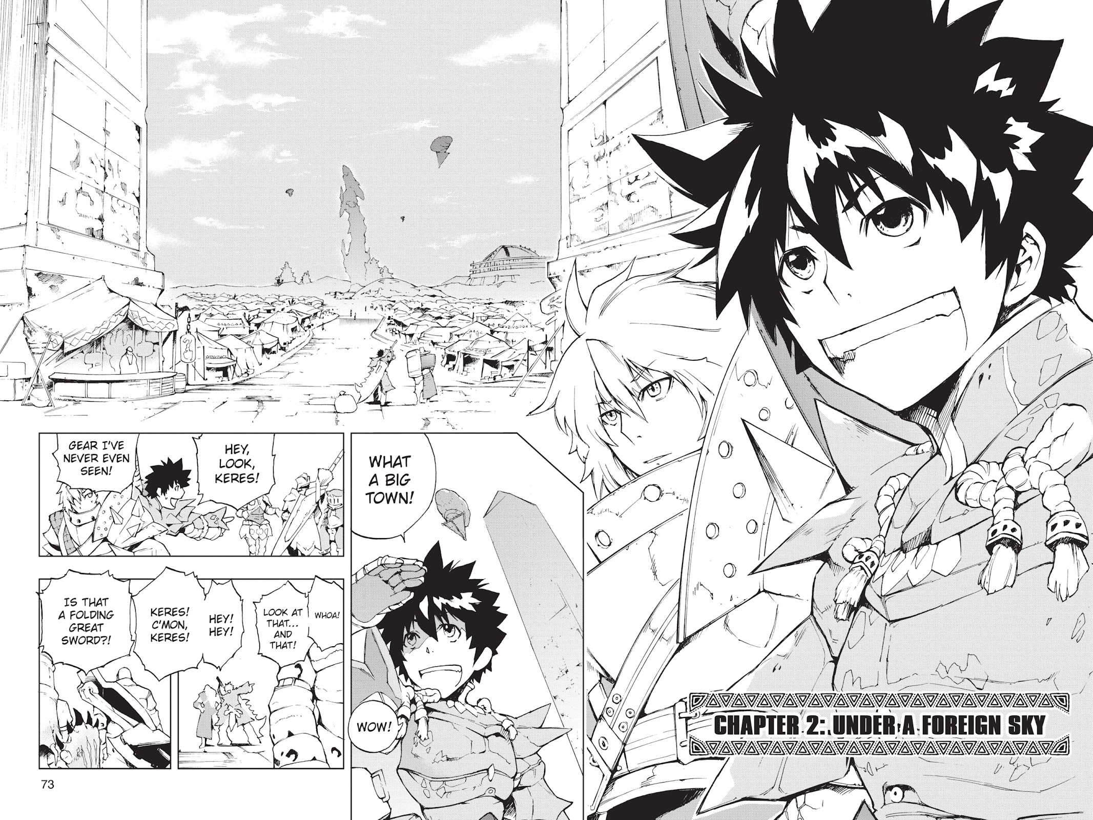 Monster Hunter - Senkou no Kariudo Chapter 2 page 2 - Chapter 2: Under a foreign sky