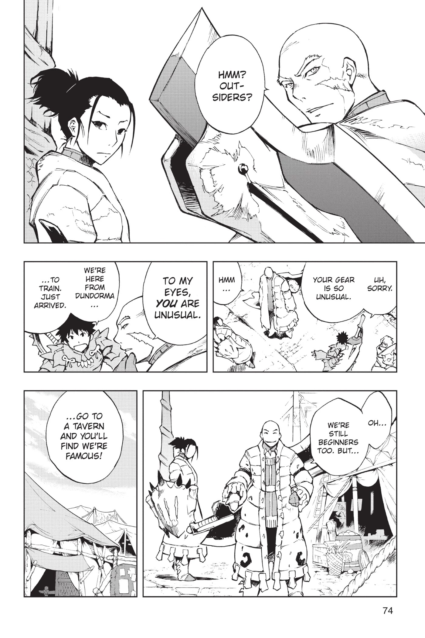 Monster Hunter - Senkou no Kariudo Chapter 2 page 3 - Chapter 2: Under a foreign sky