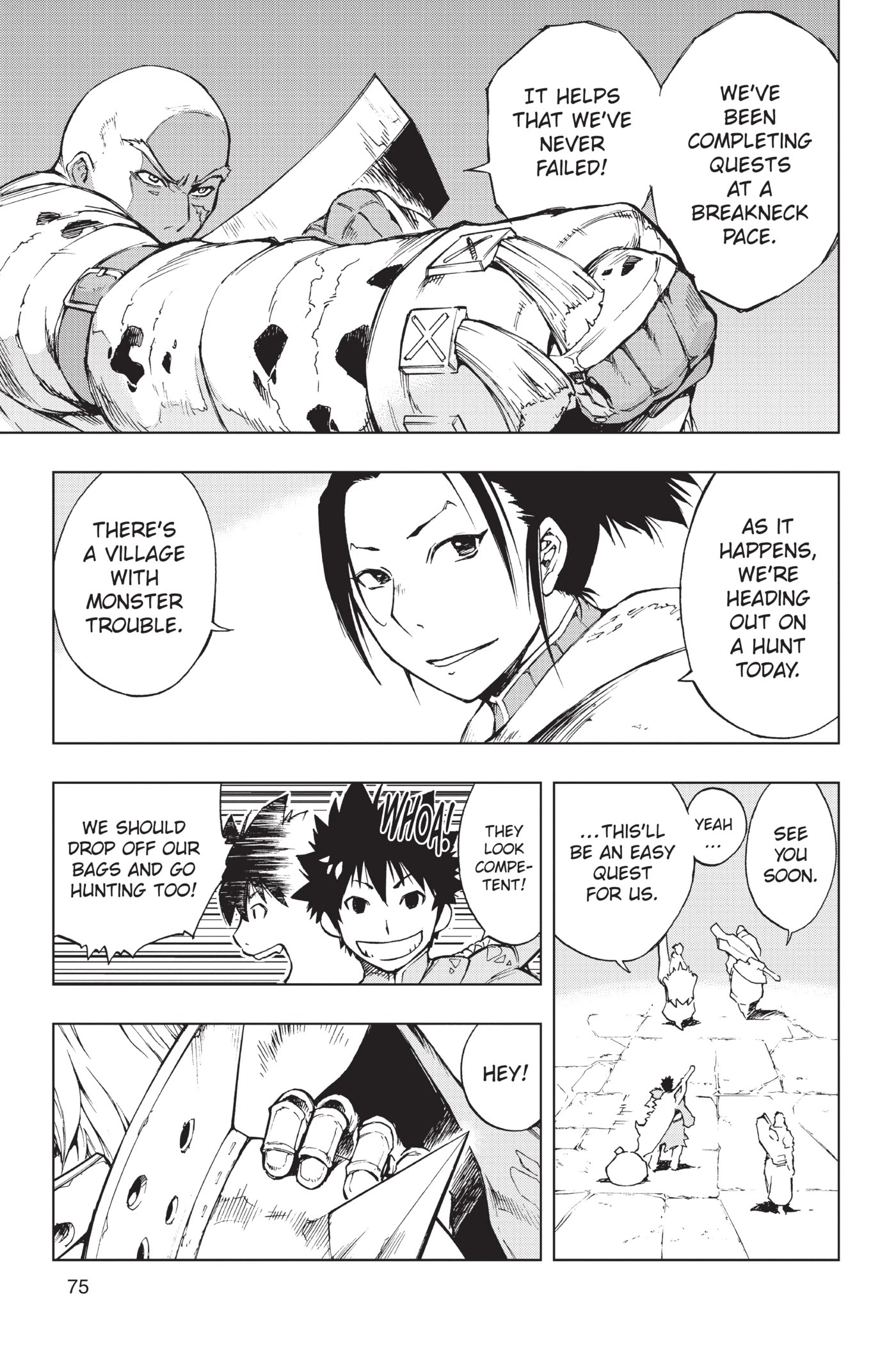 Monster Hunter - Senkou no Kariudo Chapter 2 page 4 - Chapter 2: Under a foreign sky