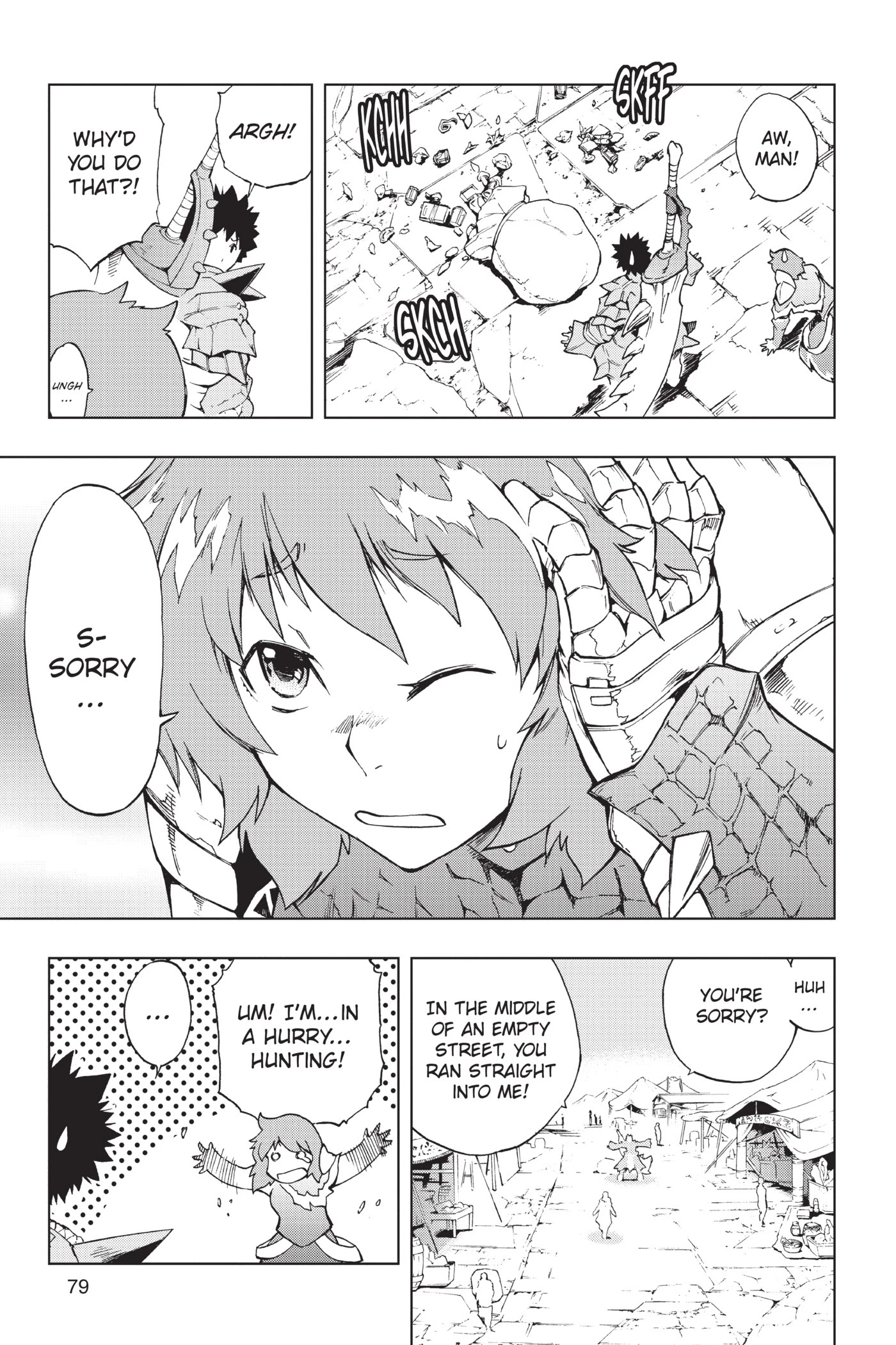 Monster Hunter - Senkou no Kariudo Chapter 2 page 8 - Chapter 2: Under a foreign sky