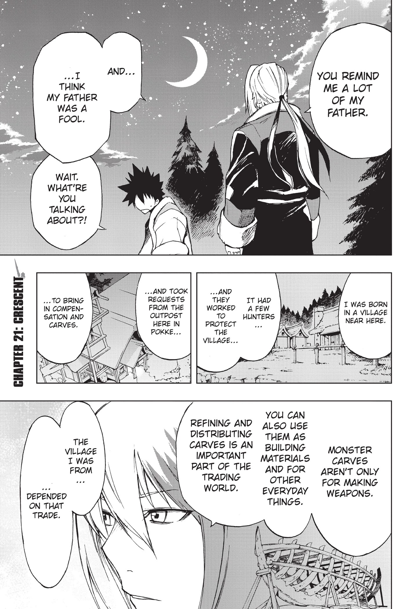 Monster Hunter - Senkou no Kariudo Chapter 21 page 1 - Chapter 21: Crescent