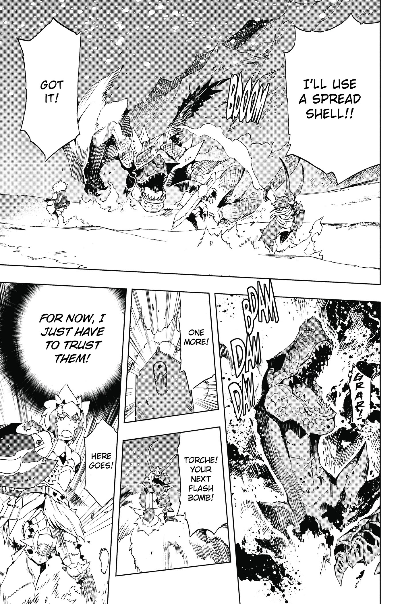 Monster Hunter - Senkou no Kariudo Chapter 27 page 19 - Chapter 27: Triangle
