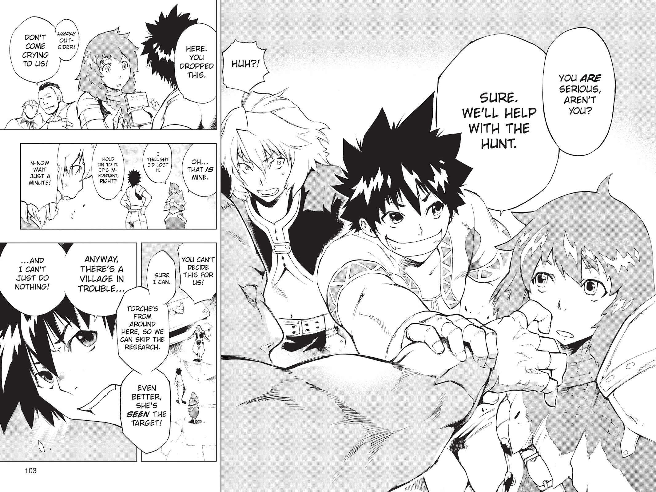 Monster Hunter - Senkou no Kariudo Chapter 3 page 8 - Chapter 3: Colorful Bird on an Isolated Island