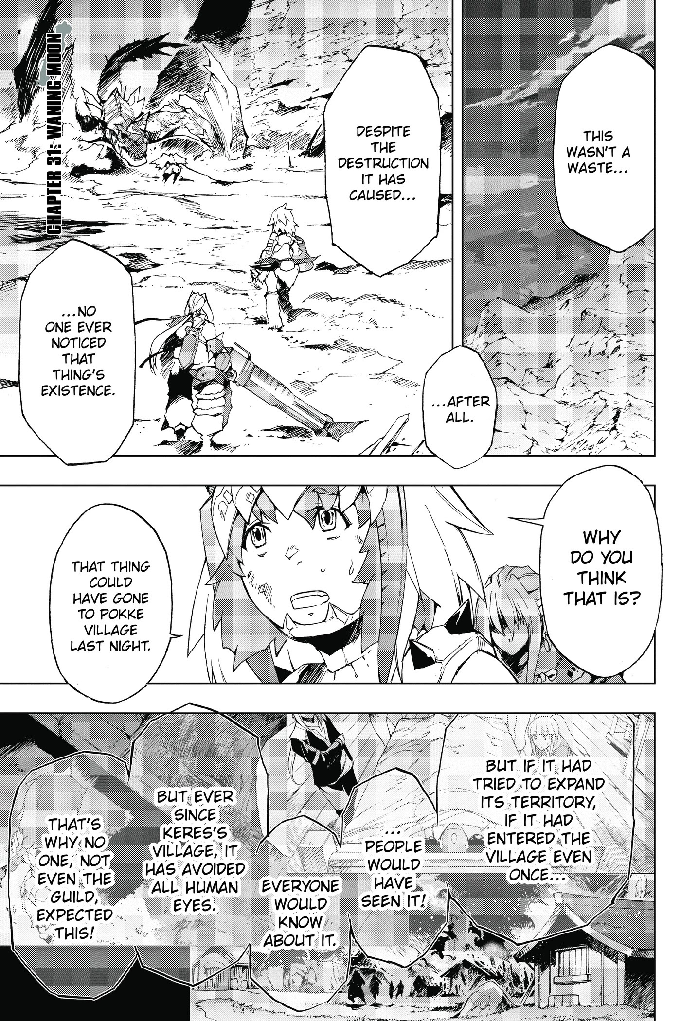 Monster Hunter - Senkou no Kariudo Chapter 31 page 1 - Chapter 31: Waning Moon
