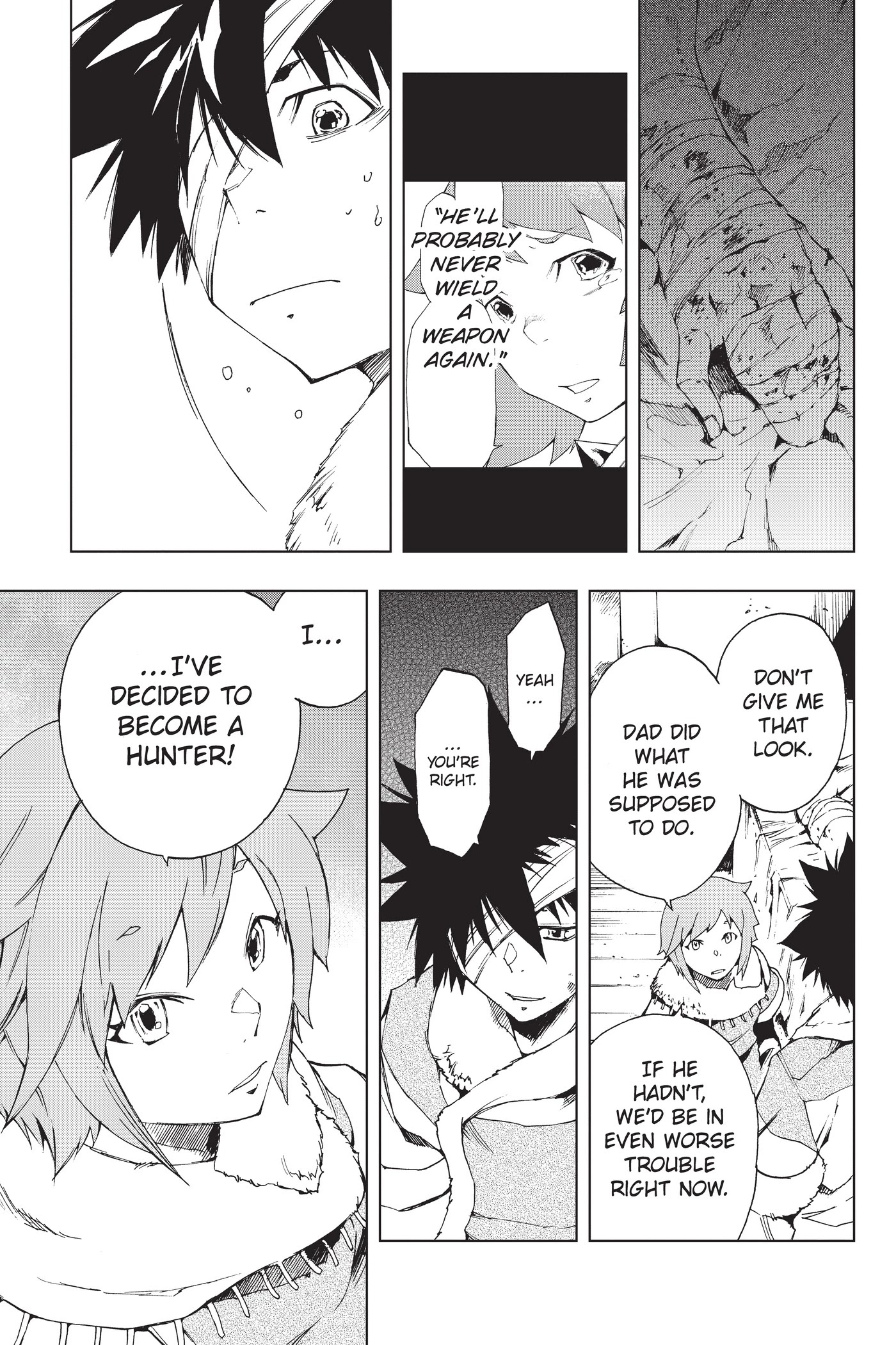 Monster Hunter - Senkou no Kariudo Chapter 32 page 17 - Chapter 32: And Morning Comes