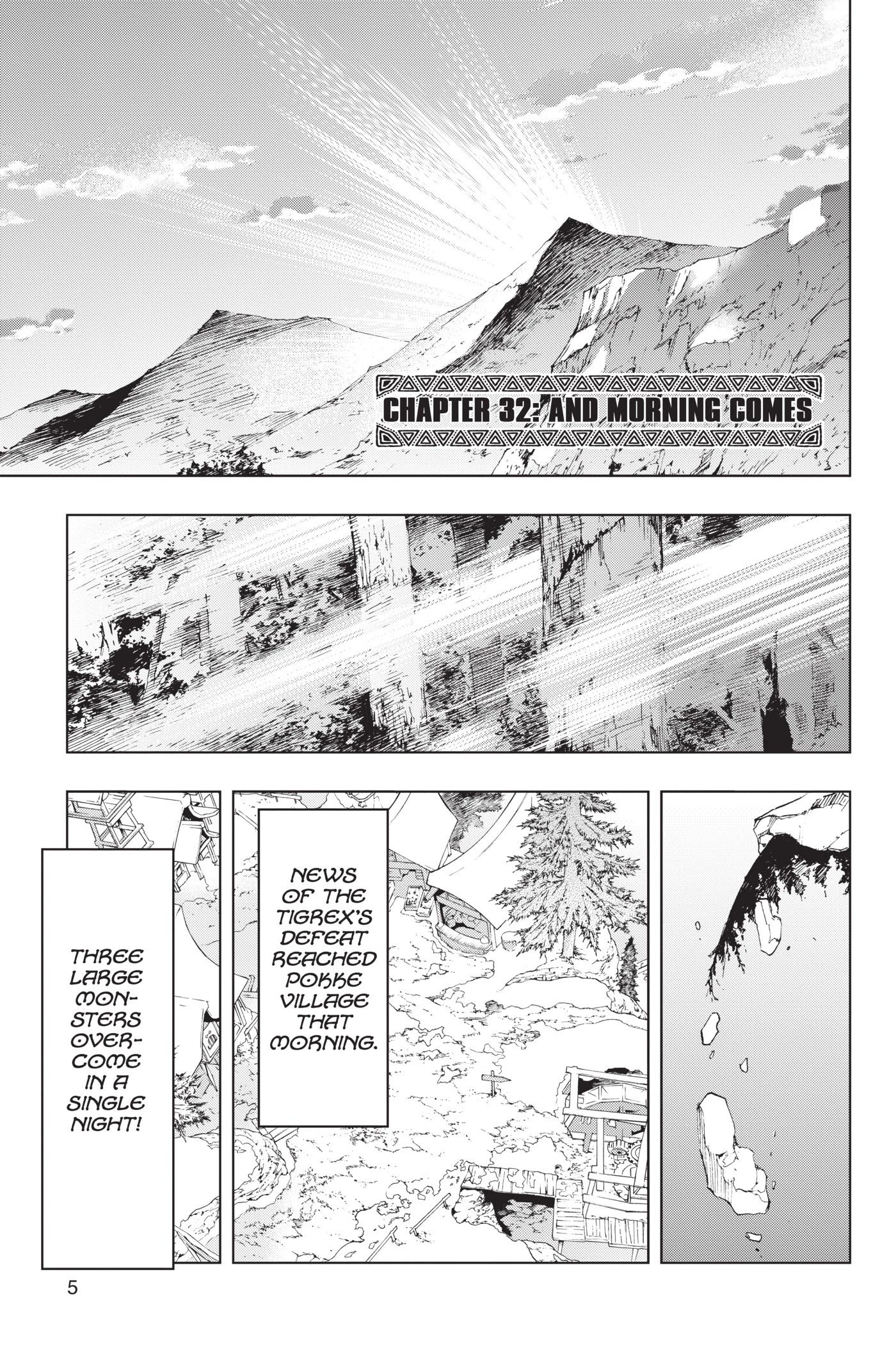 Monster Hunter - Senkou no Kariudo Chapter 32 page 6 - Chapter 32: And Morning Comes
