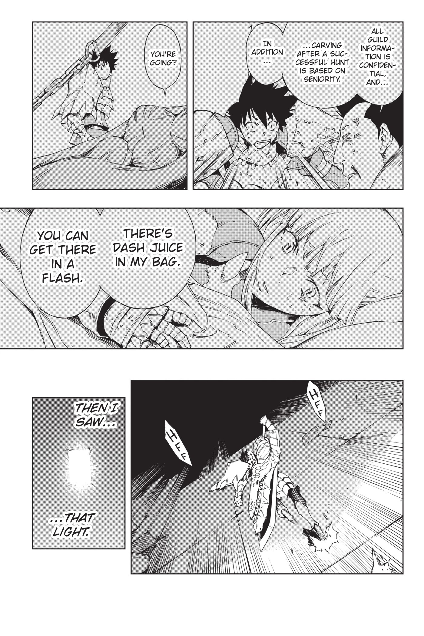 Monster Hunter - Senkou no Kariudo Chapter 44 page 14 - Chapter 44: Darkening Sky