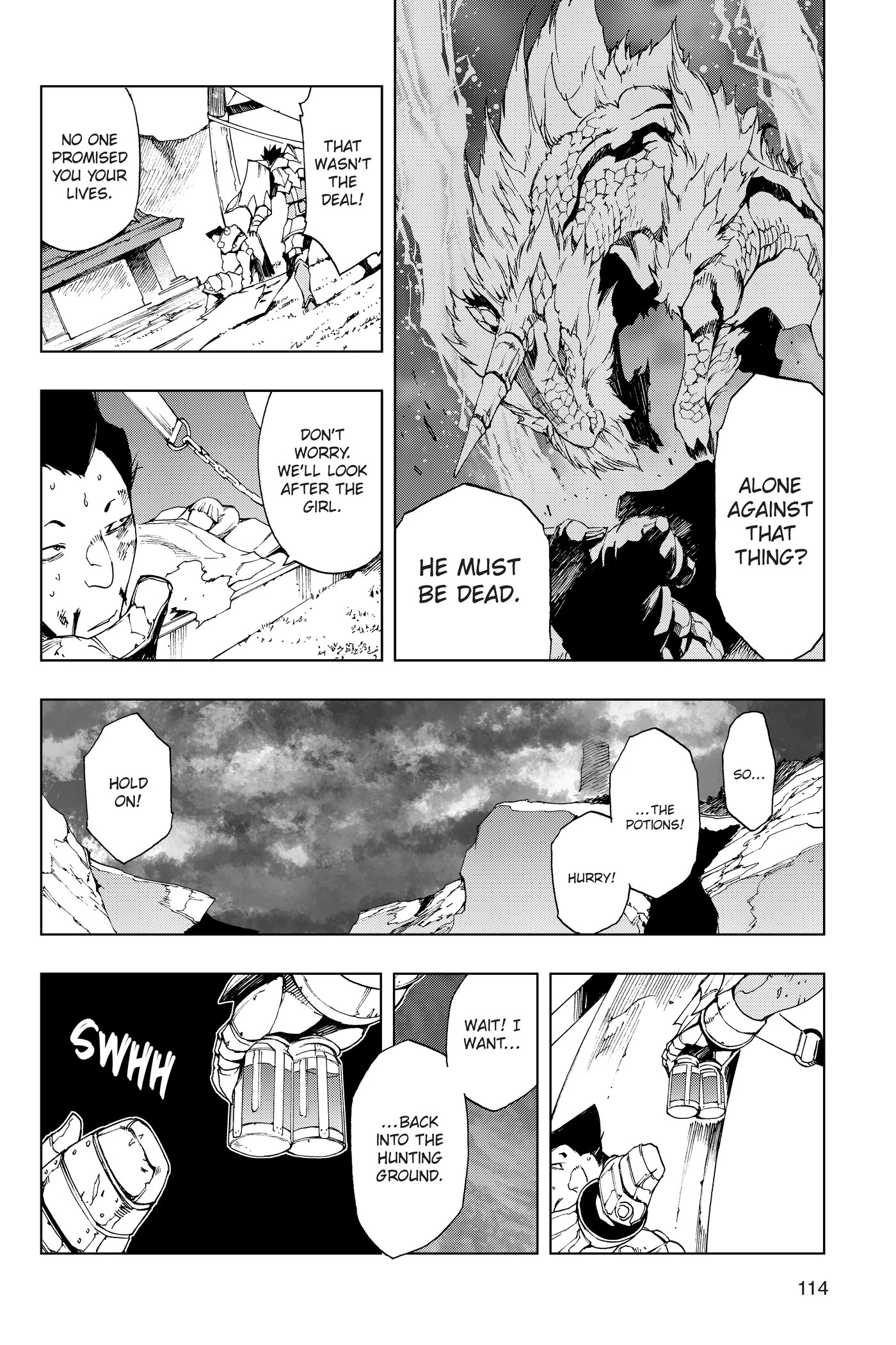 Monster Hunter - Senkou no Kariudo Chapter 44 page 6 - Chapter 44: Darkening Sky