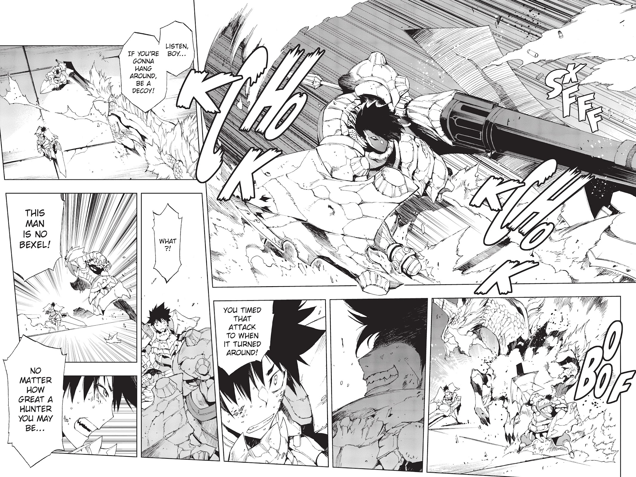 Monster Hunter - Senkou no Kariudo Chapter 45 page 8 - Chapter 45: Trembling Sky
