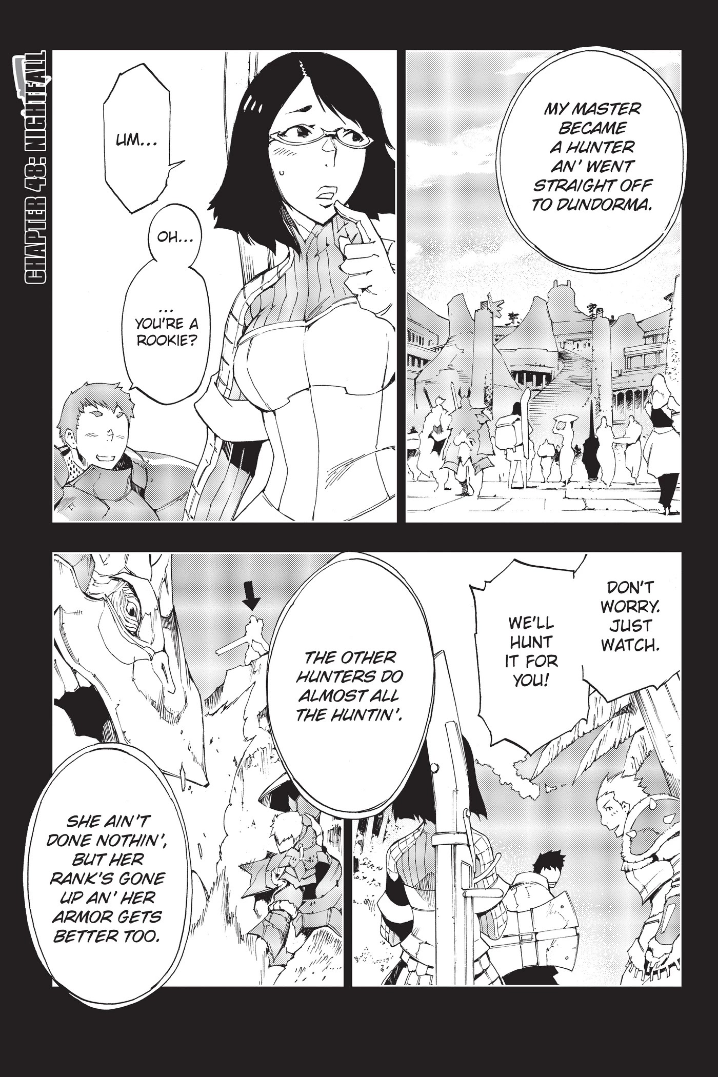 Monster Hunter - Senkou no Kariudo Chapter 48 page 6 - Chapter 48: Nightfall