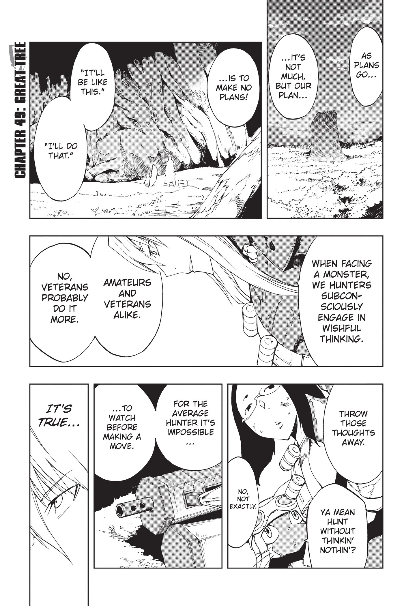 Monster Hunter - Senkou no Kariudo Chapter 49 page 1 - Chapter 49: Great Tree