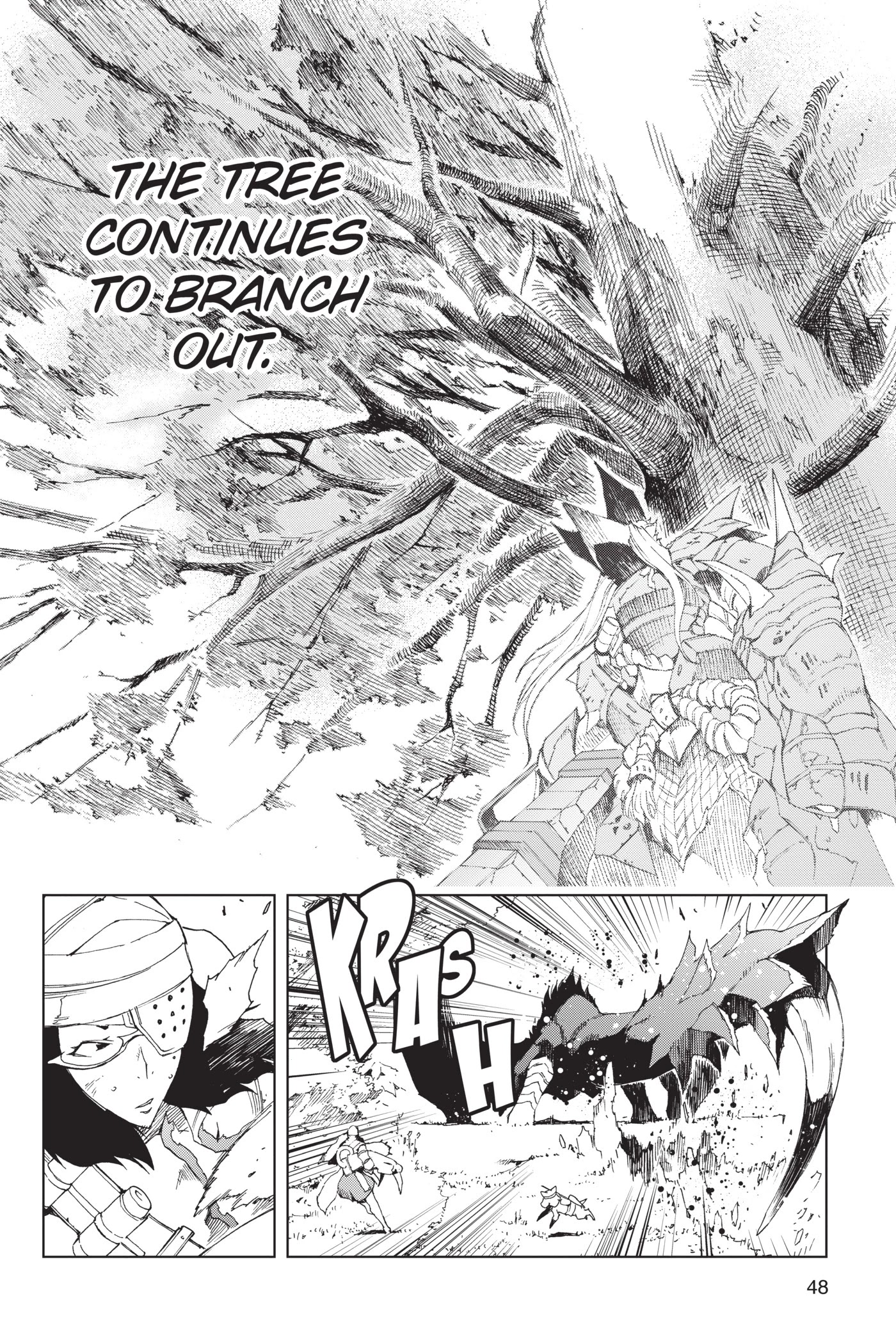 Monster Hunter - Senkou no Kariudo Chapter 49 page 18 - Chapter 49: Great Tree