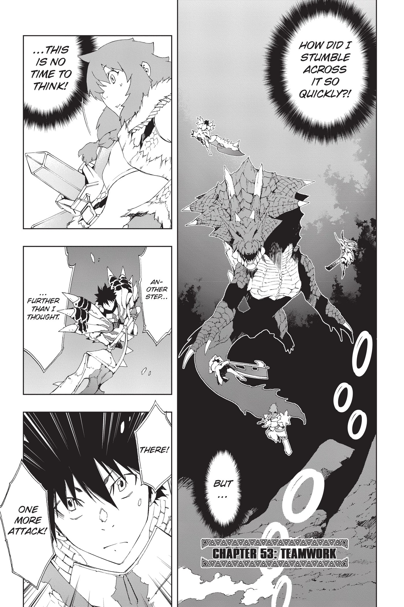 Monster Hunter - Senkou no Kariudo Chapter 53 page 1 - Chapter 53: Teamwork