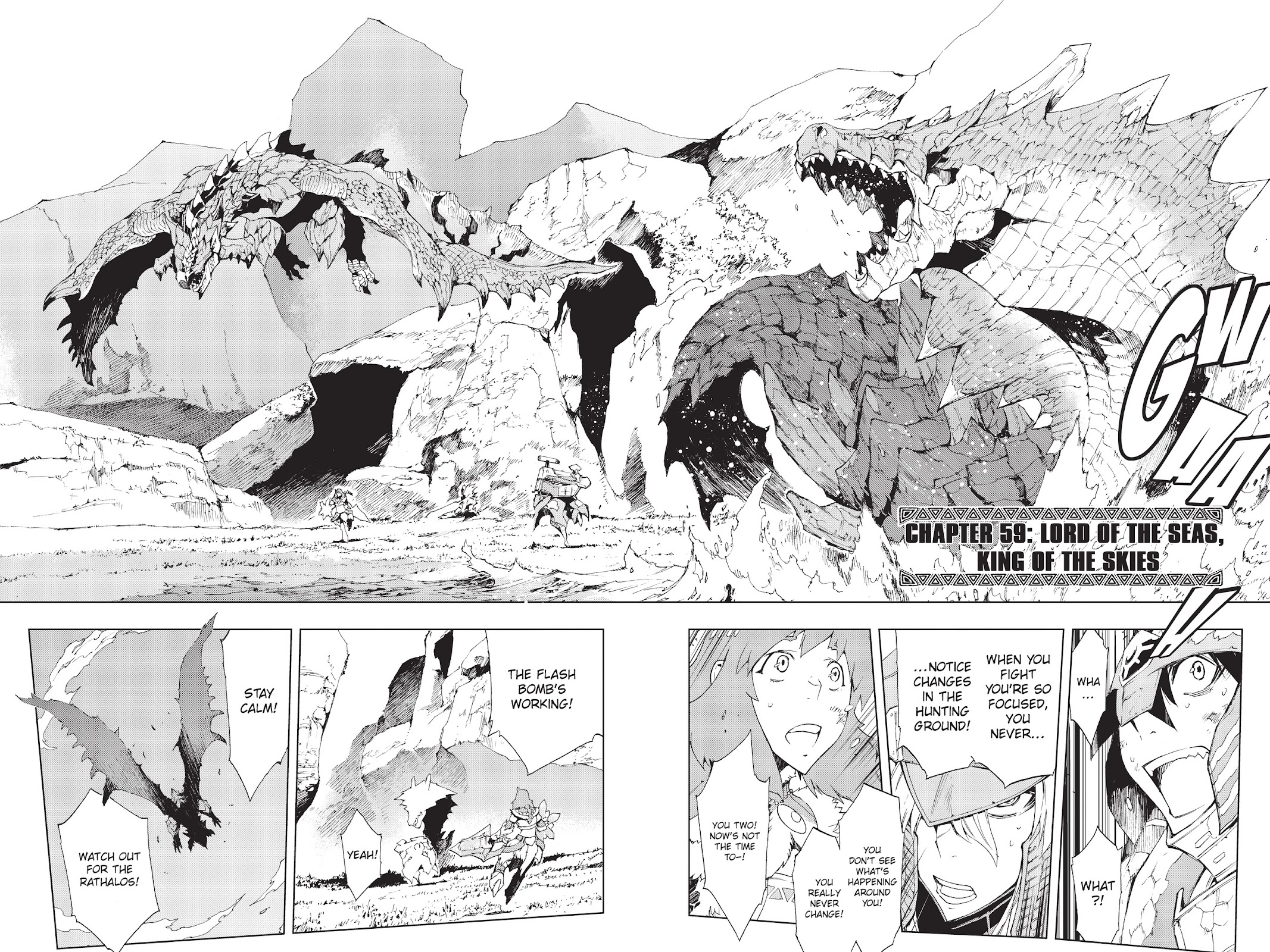 Monster Hunter - Senkou no Kariudo Chapter 59 page 4 - Chapter 59: Lord of the Seas, King of the Skies