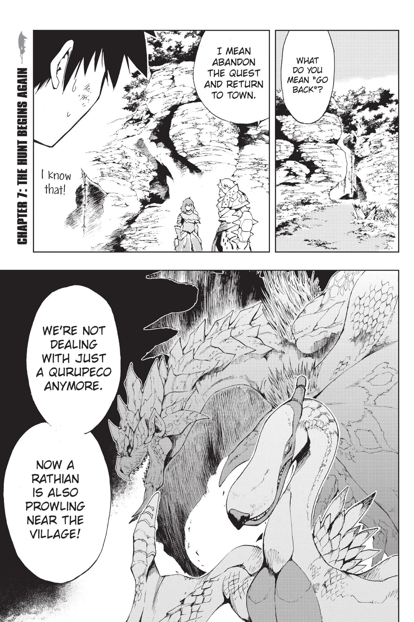 Monster Hunter - Senkou no Kariudo Chapter 7 page 1 - Chapter 7: The Hunt Begins Again