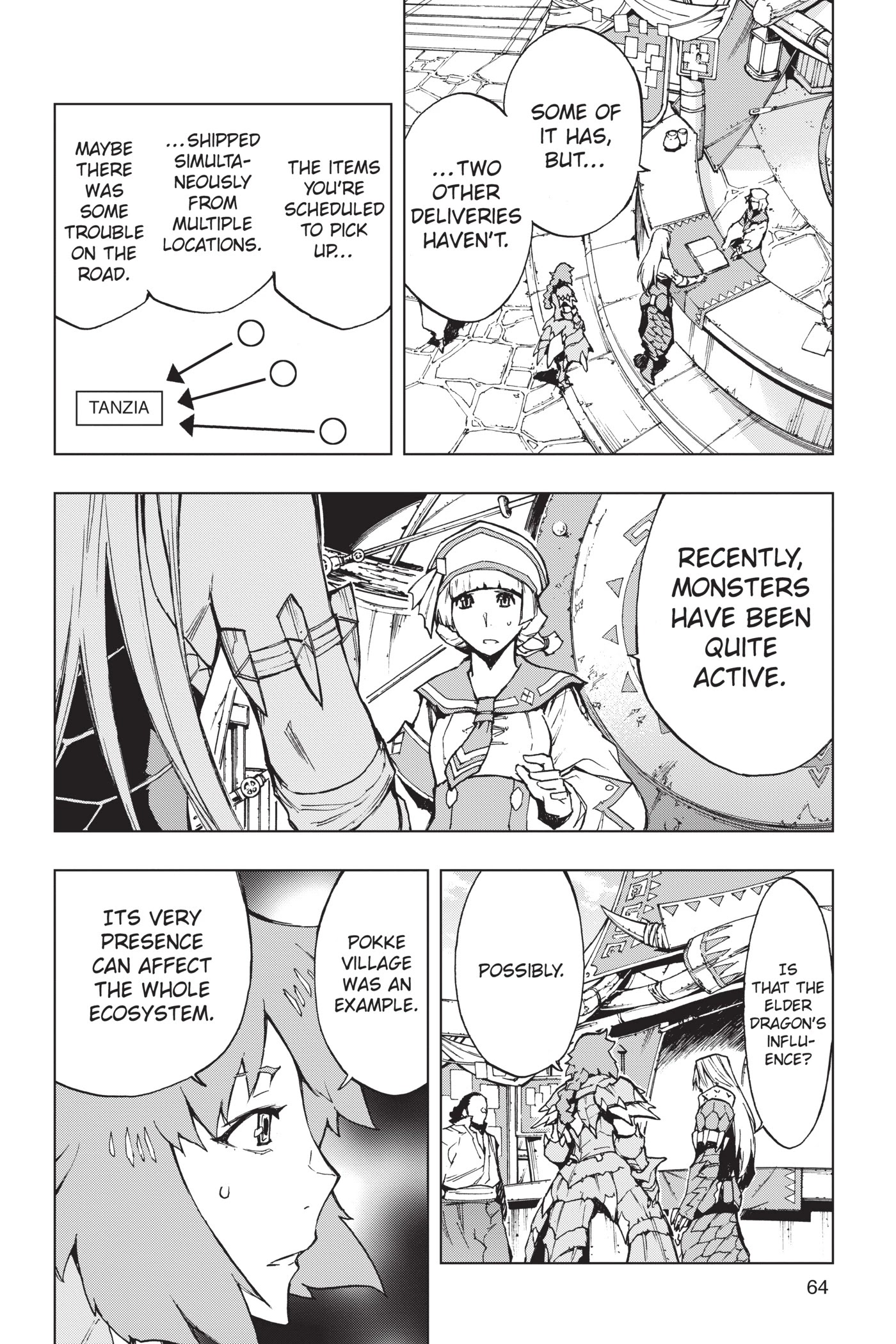 Monster Hunter - Senkou no Kariudo Chapter 74 page 12 - Chapter 74: Shipping Route