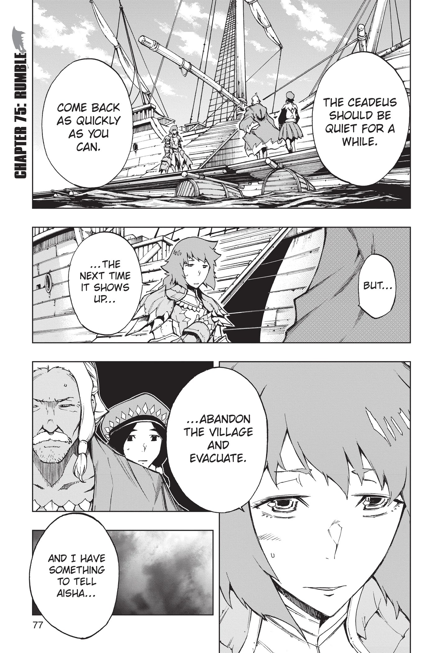 Monster Hunter - Senkou no Kariudo Chapter 75 page 1 - Chapter 75: Rumble