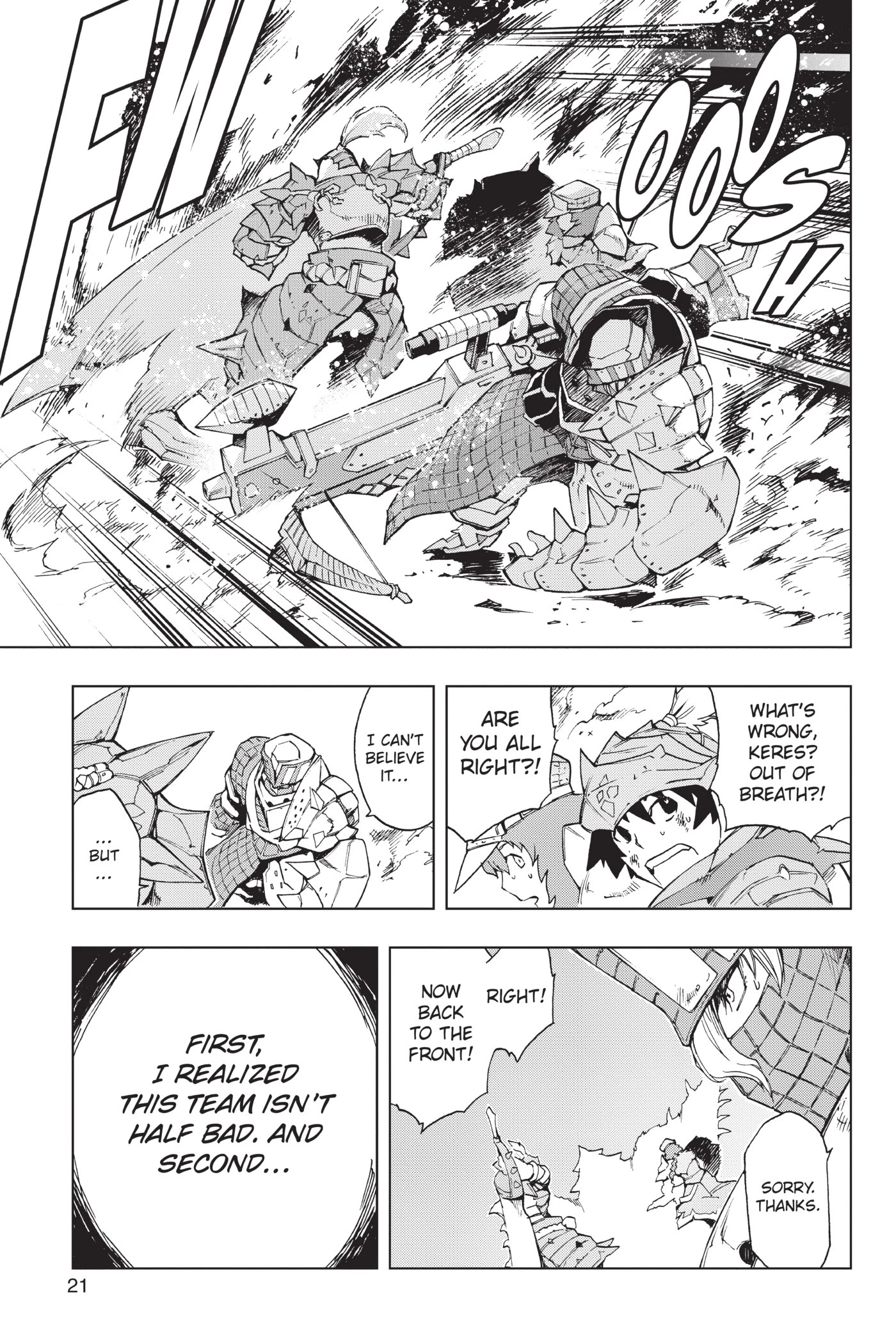 Monster Hunter - Senkou no Kariudo Chapter 8 page 18 - Chapter 8: Hand Signals