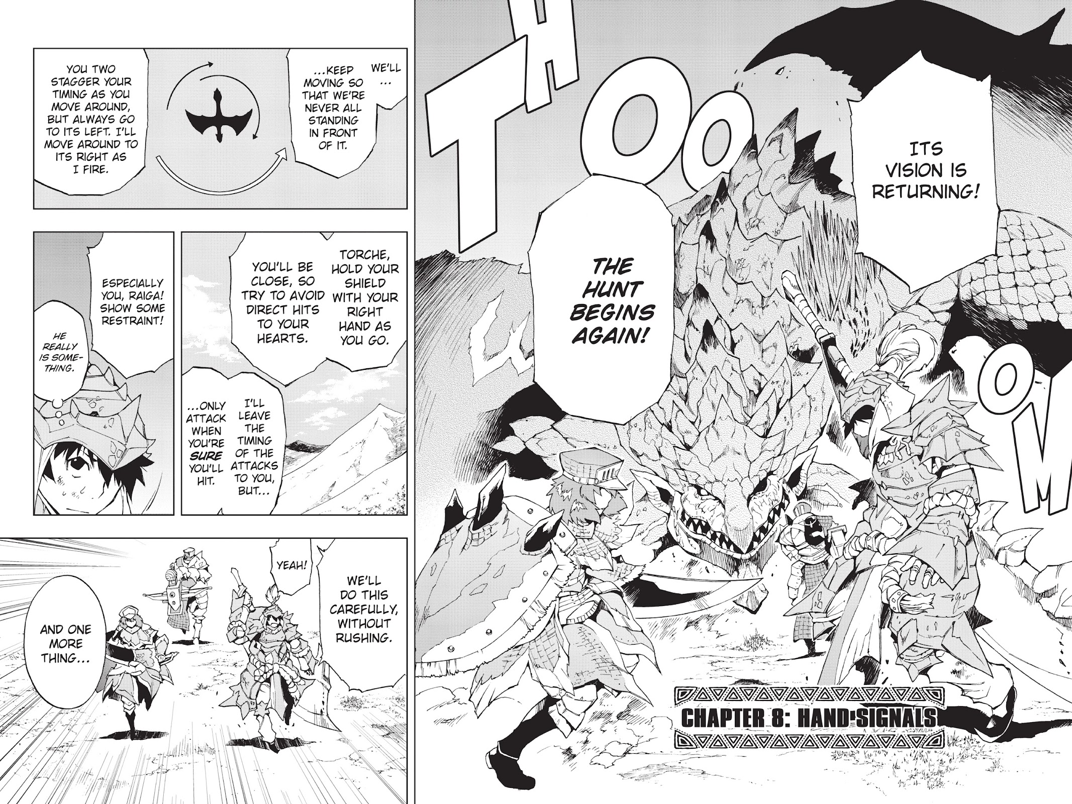 Monster Hunter - Senkou no Kariudo Chapter 8 page 6 - Chapter 8: Hand Signals
