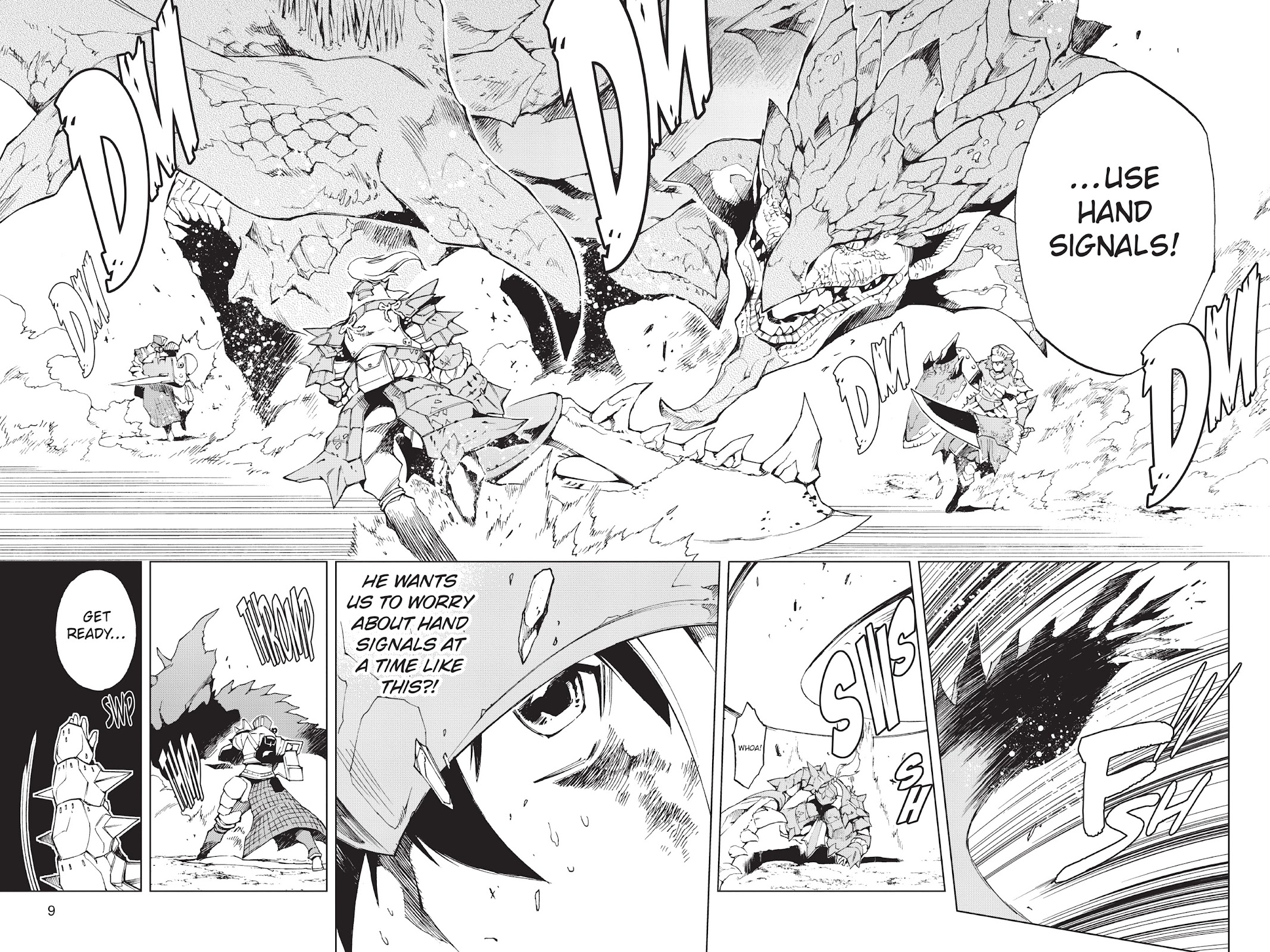 Monster Hunter - Senkou no Kariudo Chapter 8 page 7 - Chapter 8: Hand Signals