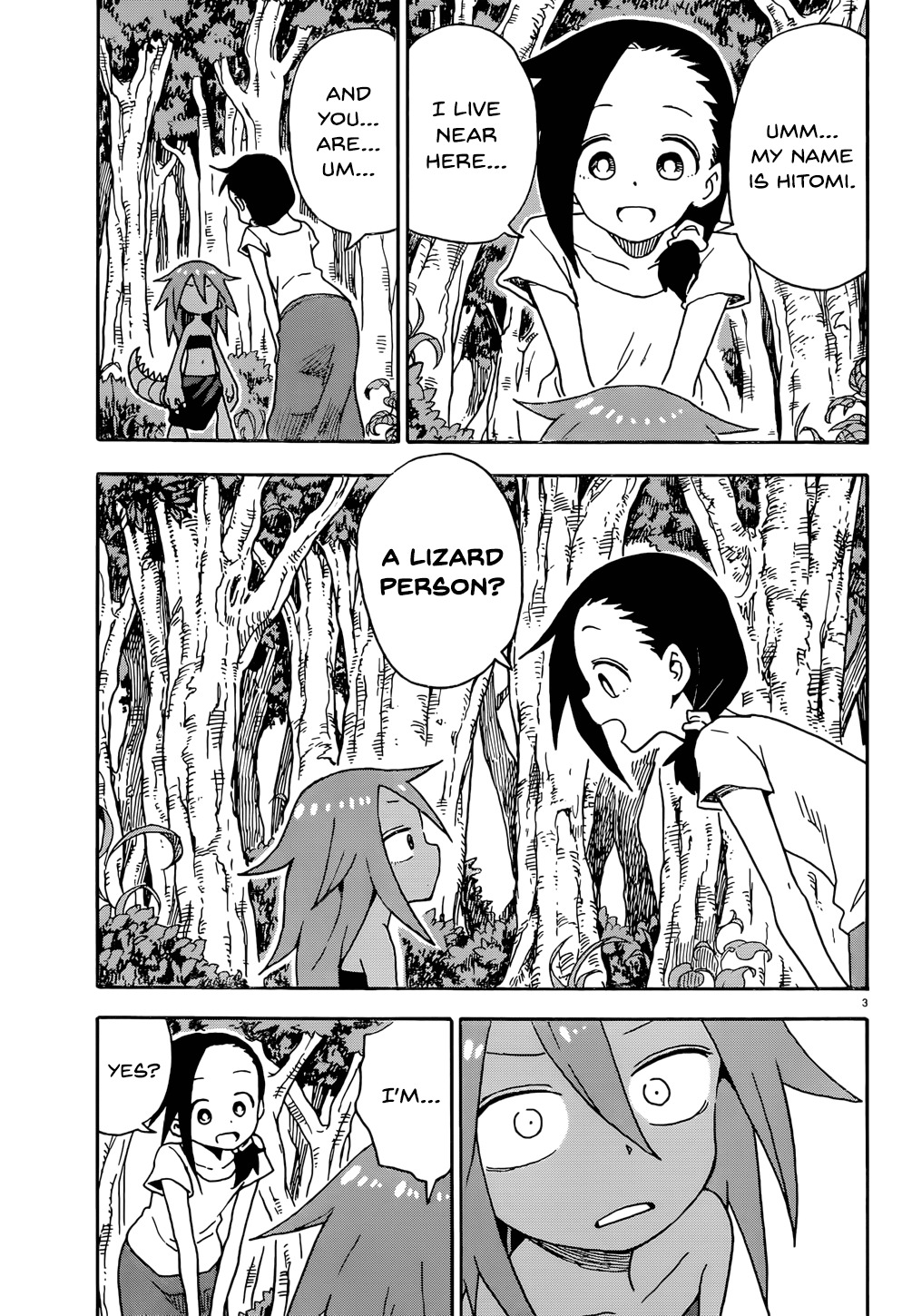 Monster Lizard Chapter 0 page 3 - Chapter 0: Oneshot
