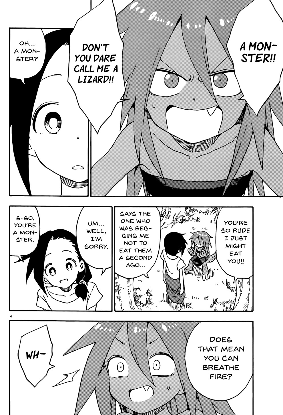 Monster Lizard Chapter 0 page 4 - Chapter 0: Oneshot