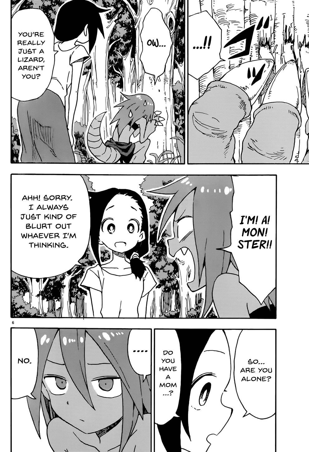 Monster Lizard Chapter 0 page 6 - Chapter 0: Oneshot