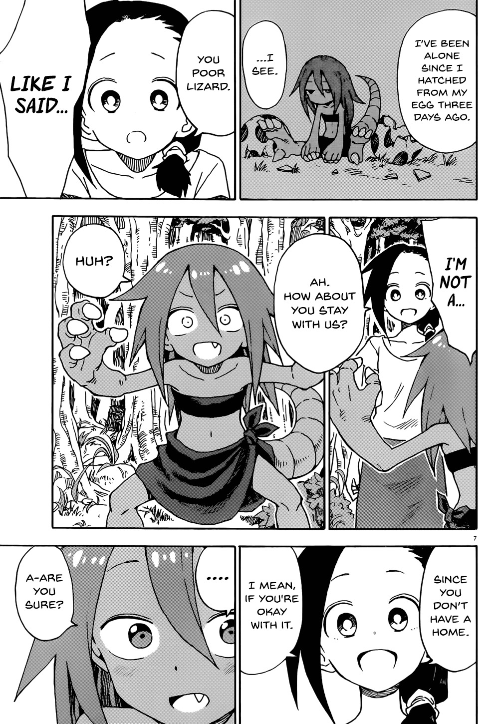 Monster Lizard Chapter 0 page 7 - Chapter 0: Oneshot