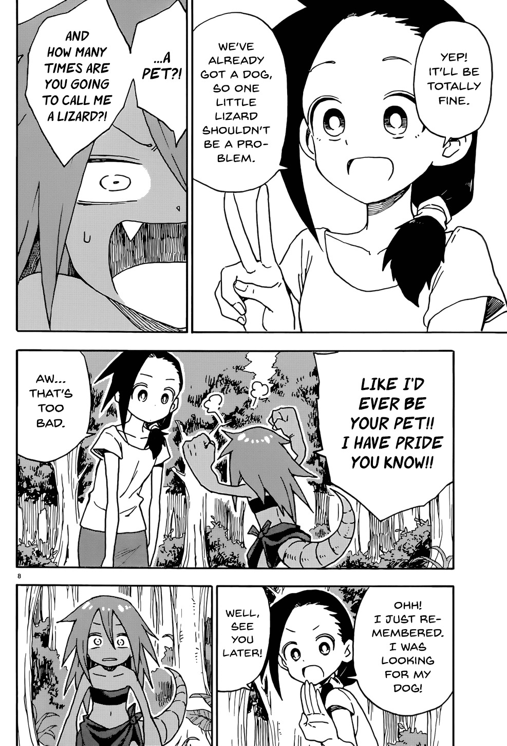 Monster Lizard Chapter 0 page 8 - Chapter 0: Oneshot