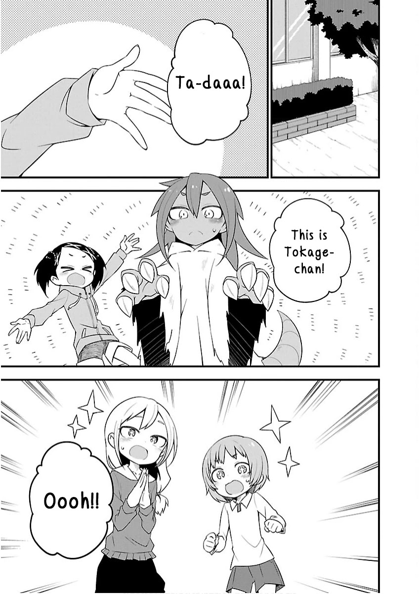 Monster Lizard Chapter 16 page 9 - Chapter 16: Grade Schooler Tokage