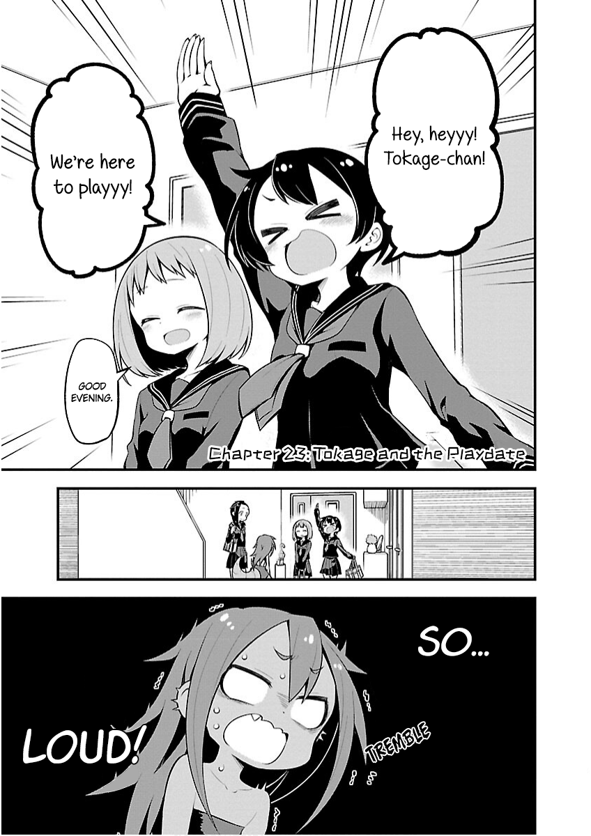 Monster Lizard Chapter 23 page 1 - Chapter 23: Tokage and the Playdate