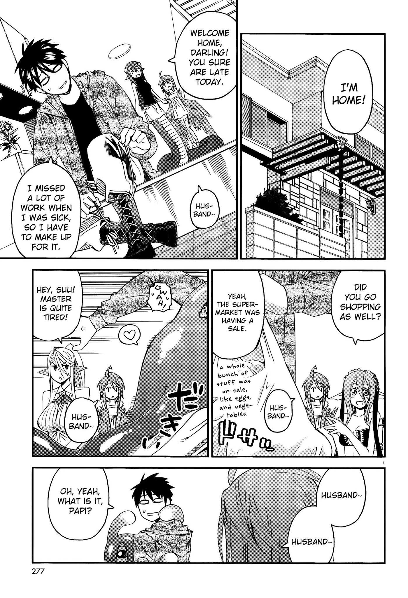Monster Musume no Iru Nichijou Chapter 14 page 1 - Chapter 14