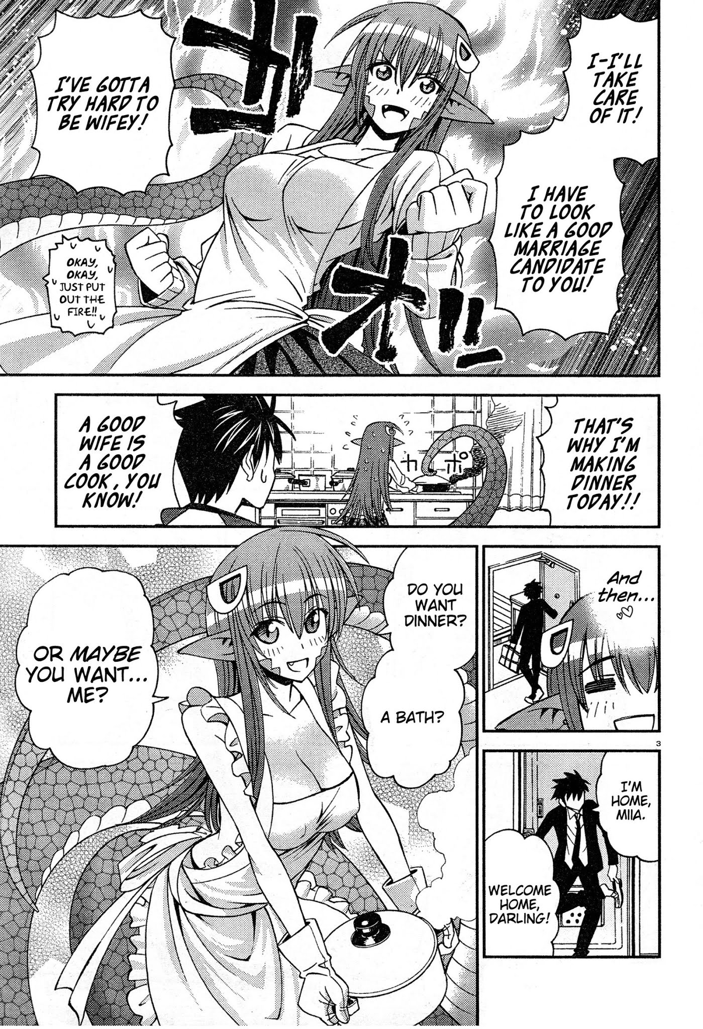 Monster Musume no Iru Nichijou Chapter 7 page 3 - Chapter 7