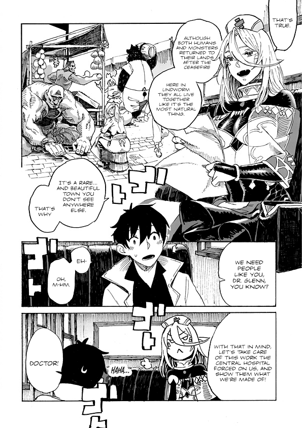 Monster Musume no Oishasan Chapter 1.1 page 11 - Chapter 1.1: The First Case: The Centaur of the Arena (1)