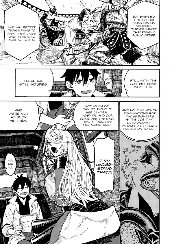 Monster Musume no Oishasan Chapter 1.1 page 14 - Chapter 1.1: The First Case: The Centaur of the Arena (1)