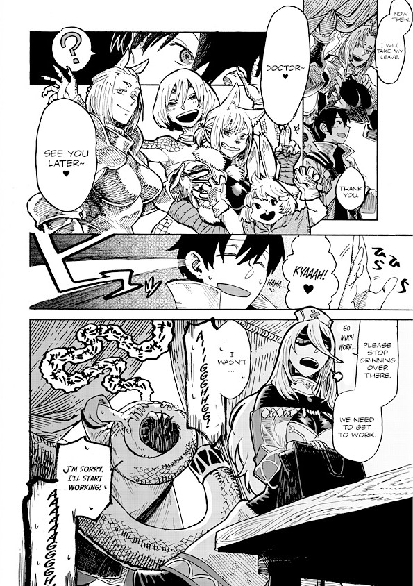 Monster Musume no Oishasan Chapter 1.1 page 27 - Chapter 1.1: The First Case: The Centaur of the Arena (1)