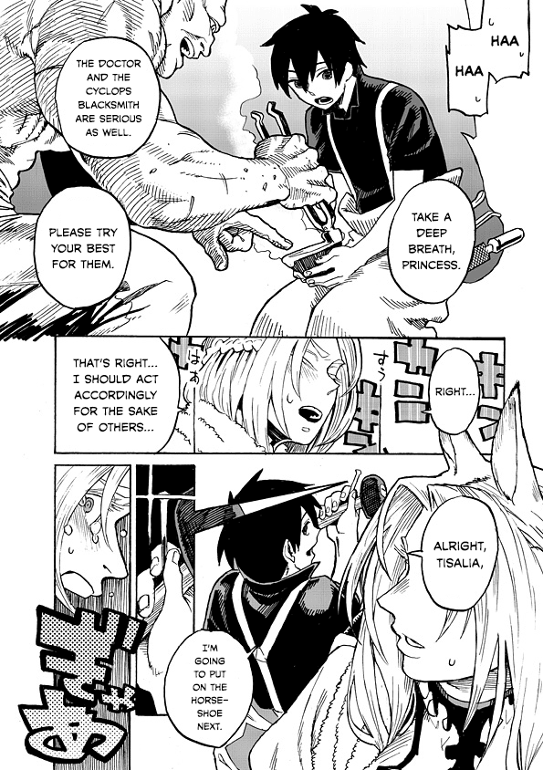 Monster Musume no Oishasan Chapter 1.3 page 13 - Chapter 1.3: The First Case: The Centaur of the Arena (3)