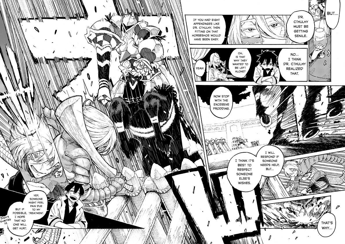 Monster Musume no Oishasan Chapter 1.3 page 19 - Chapter 1.3: The First Case: The Centaur of the Arena (3)