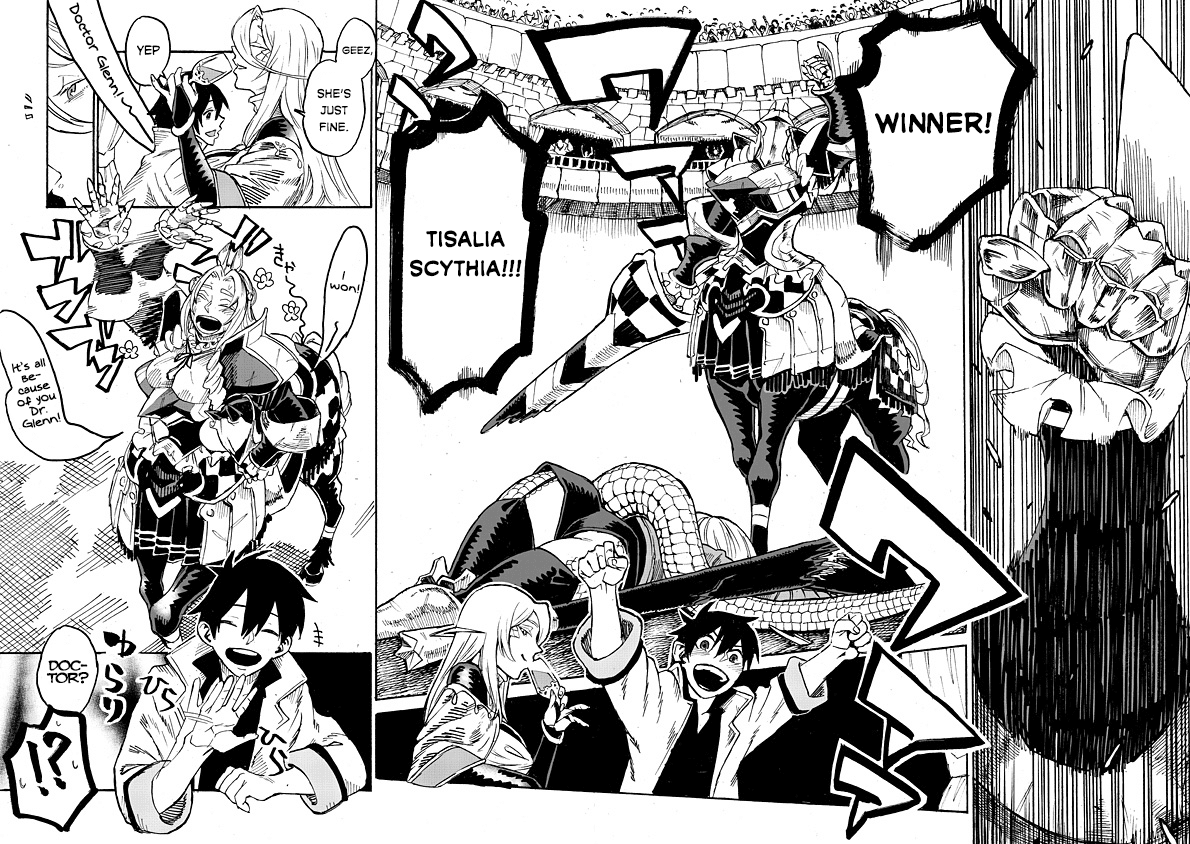 Monster Musume no Oishasan Chapter 1.3 page 21 - Chapter 1.3: The First Case: The Centaur of the Arena (3)