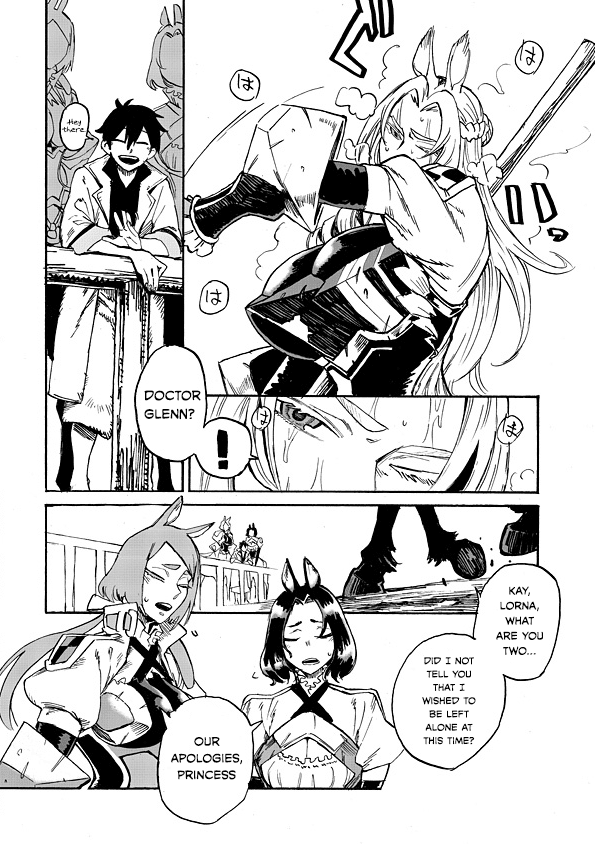 Monster Musume no Oishasan Chapter 1.3 page 4 - Chapter 1.3: The First Case: The Centaur of the Arena (3)
