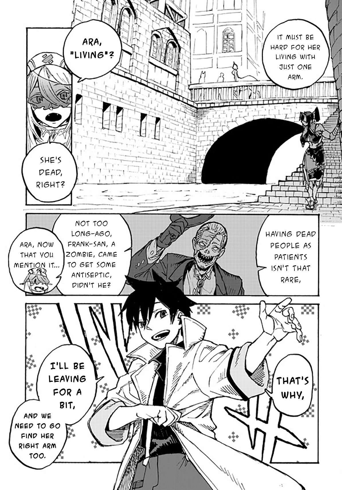 Monster Musume no Oishasan Chapter 3.1 page 22 - Chapter 3.1: The Third Case: The Flesh Golem Who Hates Doctors (1)