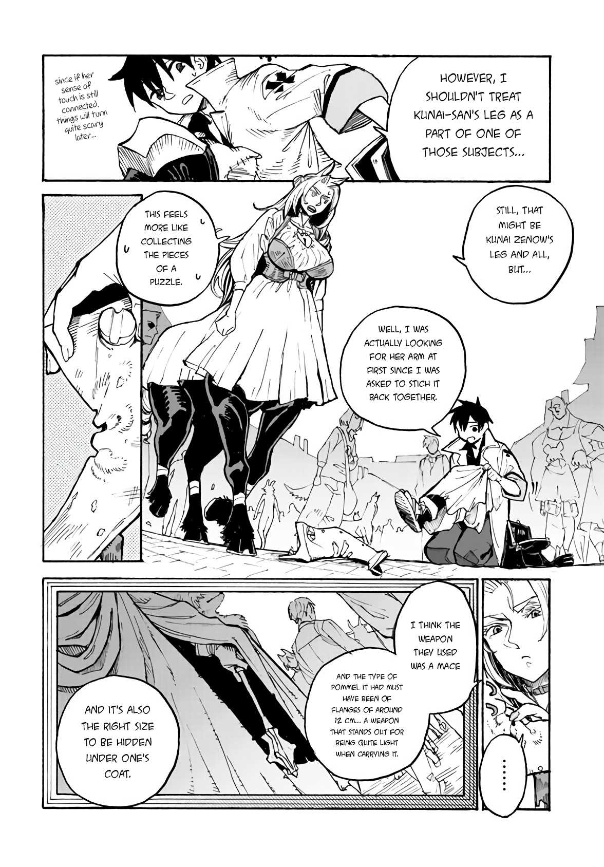 Monster Musume no Oishasan Chapter 3.2 page 11 - Chapter 3.2: The Third Case: The Flesh Golem Who Hates Doctors (2)