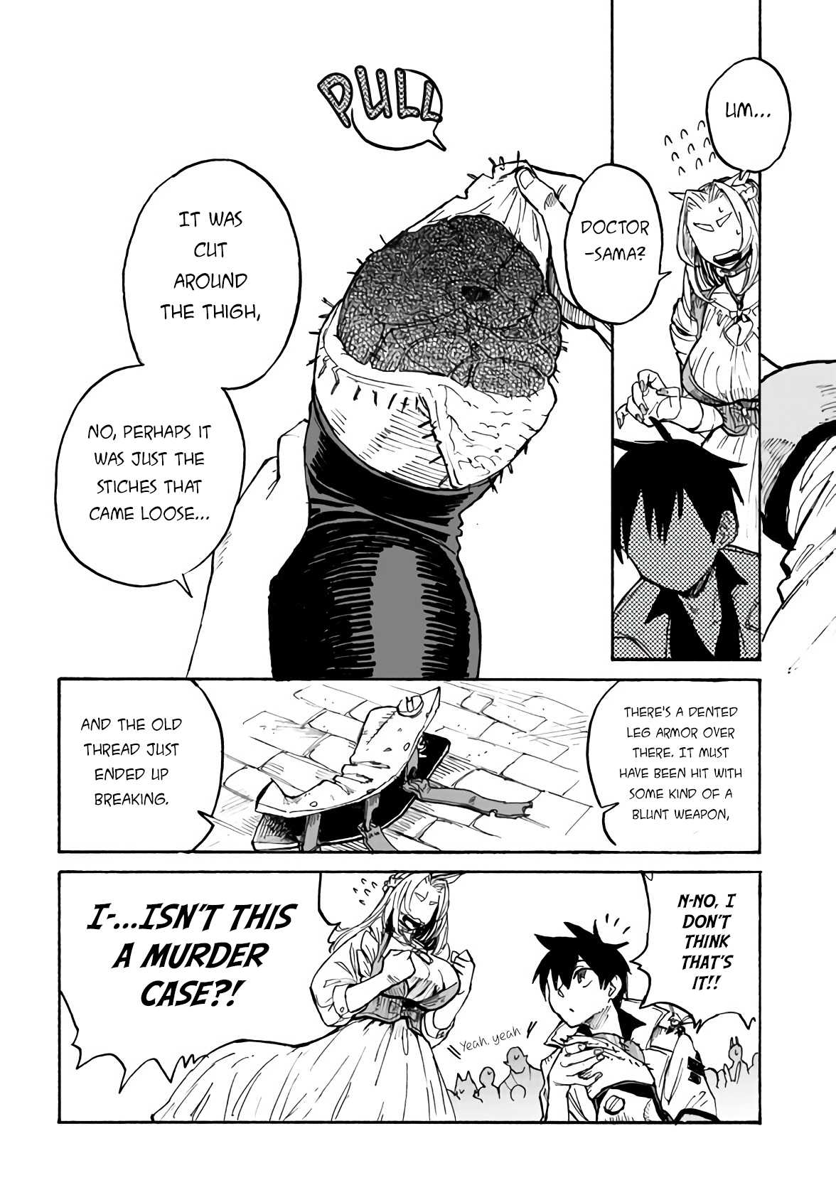 Monster Musume no Oishasan Chapter 3.2 page 7 - Chapter 3.2: The Third Case: The Flesh Golem Who Hates Doctors (2)