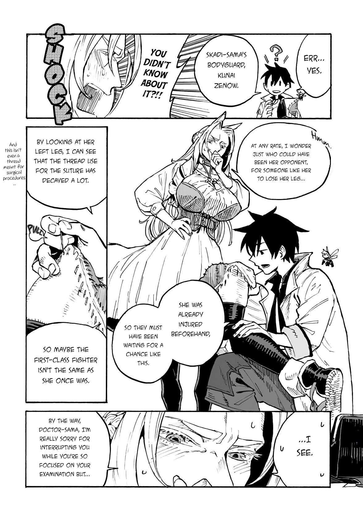 Monster Musume no Oishasan Chapter 3.2 page 9 - Chapter 3.2: The Third Case: The Flesh Golem Who Hates Doctors (2)