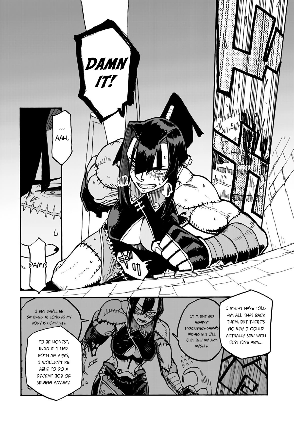 Monster Musume no Oishasan Chapter 3.3 page 11 - Chapter 3.3: The Third Case: The Flesh Golem Who Hates Doctors (3)