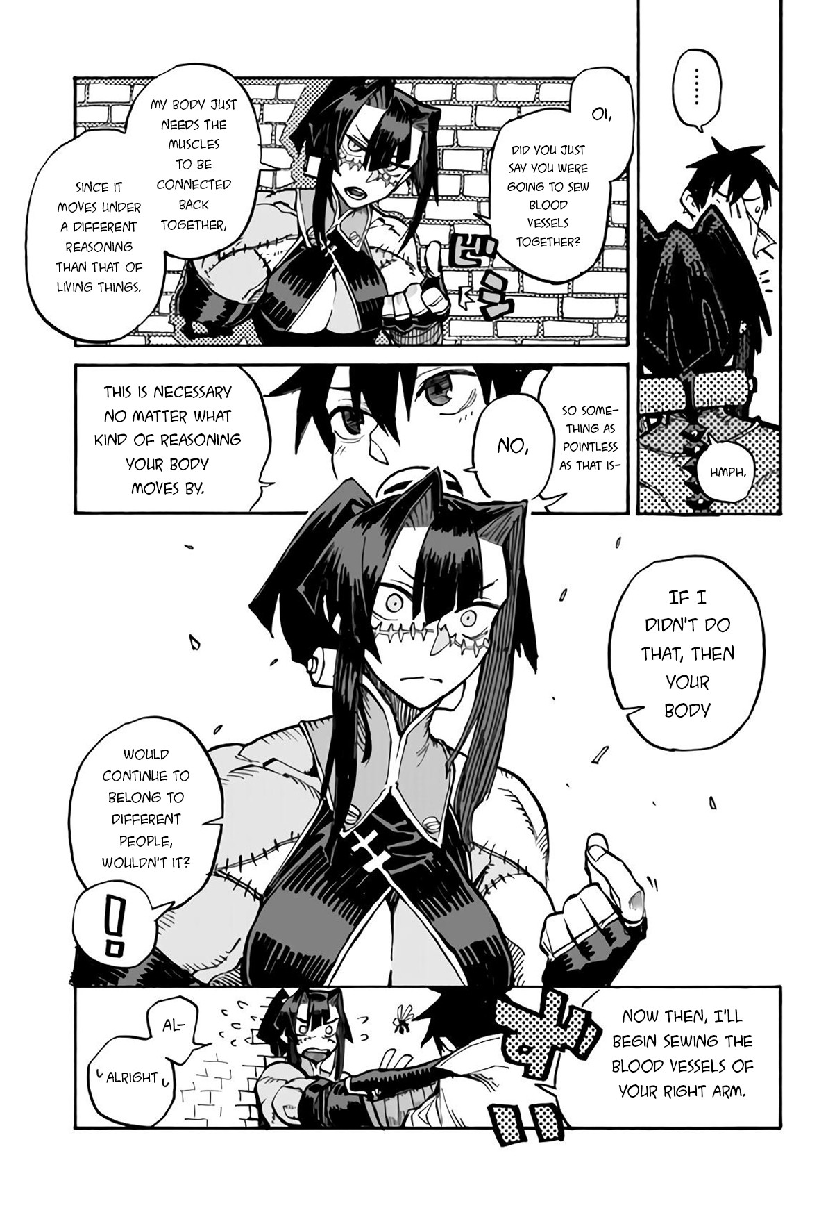 Monster Musume no Oishasan Chapter 3.3 page 16 - Chapter 3.3: The Third Case: The Flesh Golem Who Hates Doctors (3)