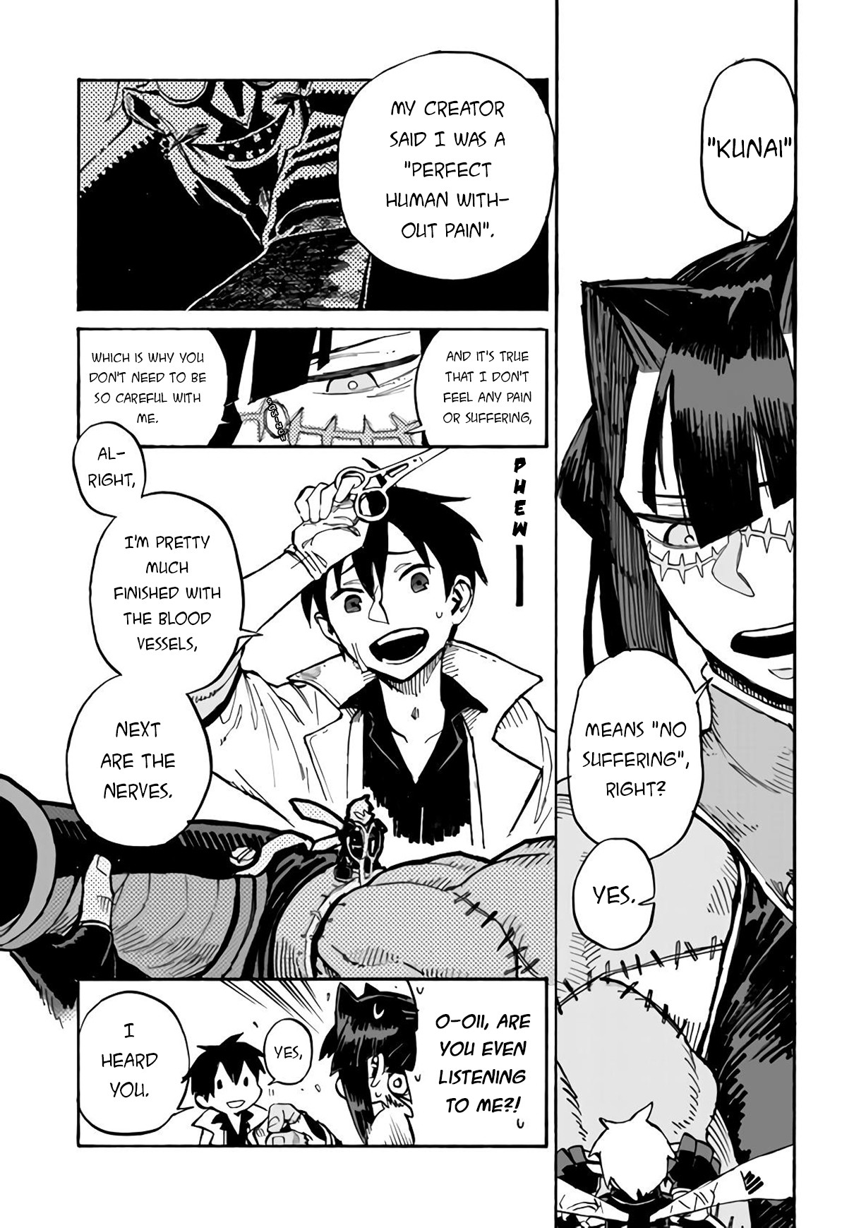 Monster Musume no Oishasan Chapter 3.3 page 18 - Chapter 3.3: The Third Case: The Flesh Golem Who Hates Doctors (3)